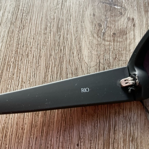 otra rio black fade oversized shield retro statement sunglasses eyewear NEW - Picture 4 of 7